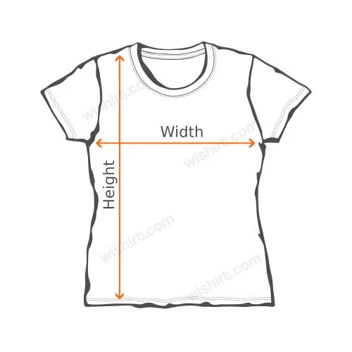 Womens T-shirt - Sizes - Wishirt