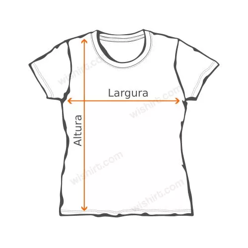T-shirt de Mulher - Tamanhos - Wishirt