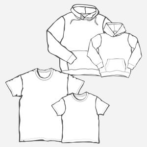 T-shirts and Sweatshirts Sets