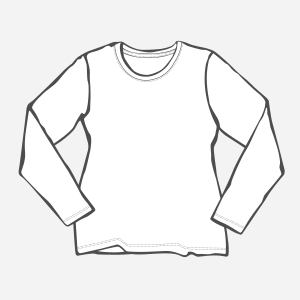T-shirts de Manga Comprida Trust Me para Mulher