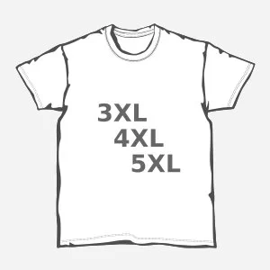 Bachelor and Bachelorette Large Size T-shirts