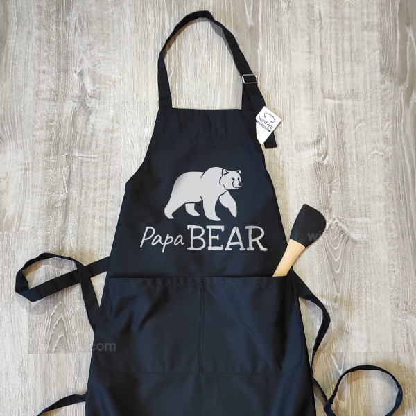 Papa Bear Tiny Bear Matching Aprons