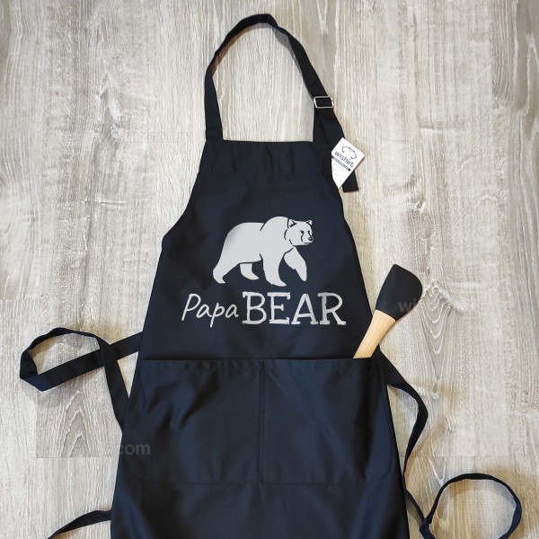 Conjunto de Aventais Papa Bear Tiny Bear Pai e Filho