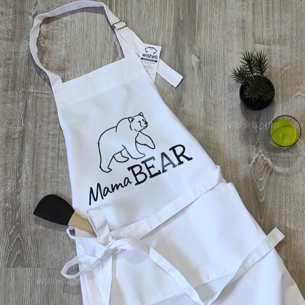 Mama Bear Tiny Bear Matching Aprons