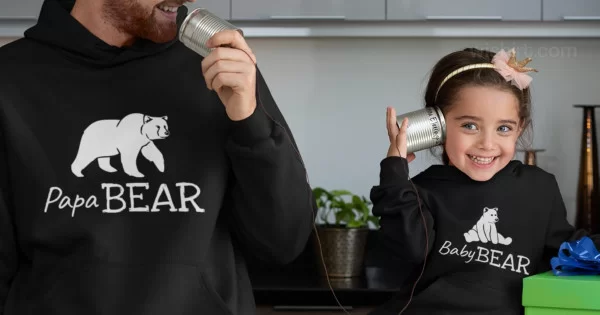 Papa bear hoodie best sale