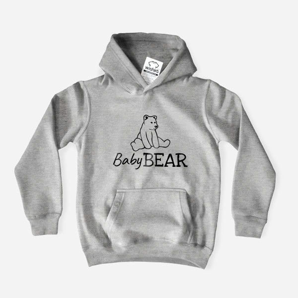 Sweatshirt com Capuz Baby Bear para Criança