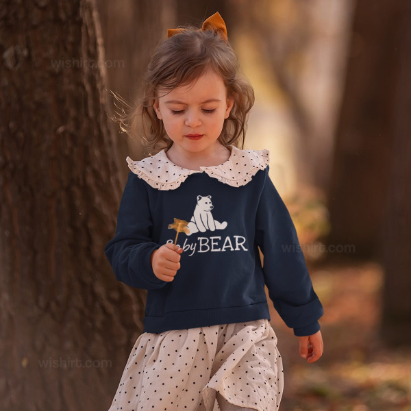 Sweatshirt Tiny Bear para Criança