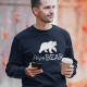 Sweatshirt Papa Bear para Homem
