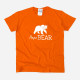 T-shirt Tamanho Grande Papa Bear para Homem
