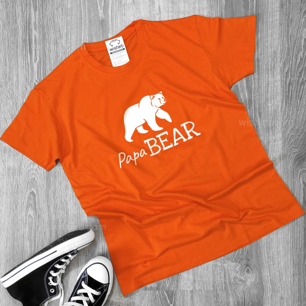 Papa Bear Men's Large Size T-shirt