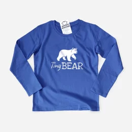 T-shirt Manga Comprida Tiny Bear para Criança