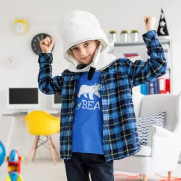 Conjunto de T-shirts Manga Comprida Mama Bear Tiny Bear