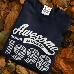 Awesome since Large Size Sweatshirt - Custom Month and Year