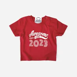 Awesome since Baby T-shirt - Customizable Month and Year