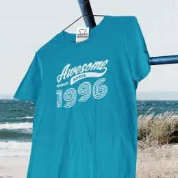 Awesome since Large Size T-shirt - Custom Month and Year
