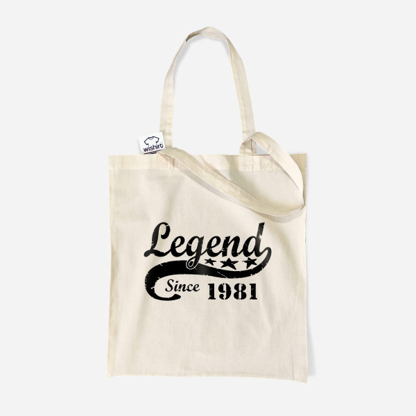 Legend since Customizable Year Cloth Bag