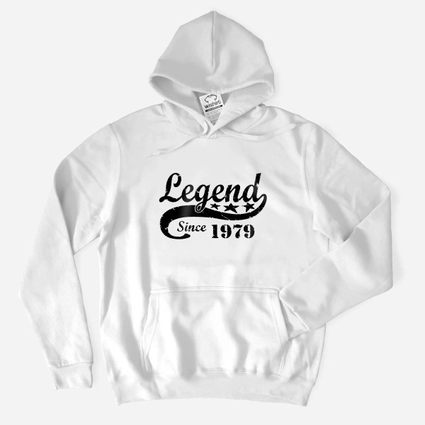 Sweatshirt com Capuz Legend since Ano Personalizável