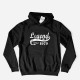 Legend since Customizable Year Large Size Hoodie
