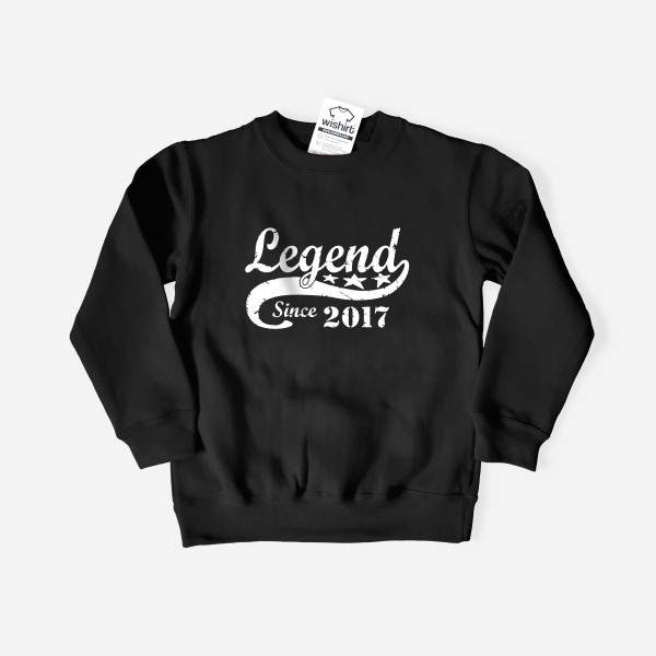 Sweatshirt Legend since Ano Personalizável para Criança