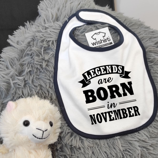 Legends are Born in Bib - Custom Month