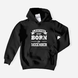 Sweatshirt com Capuz Legends are Born Criança Mês Editável
