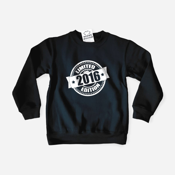 Sweatshirt Limited Edition para Criança - Ano Personalizável