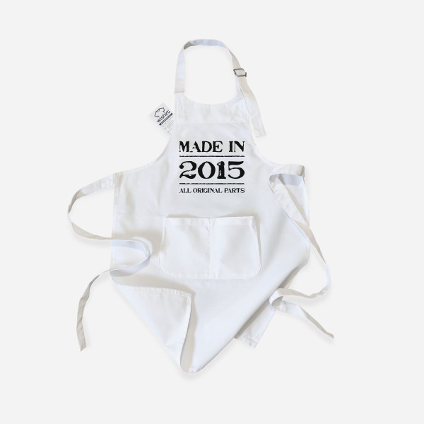Made in All Original Parts Kid’s Apron - Custom Year