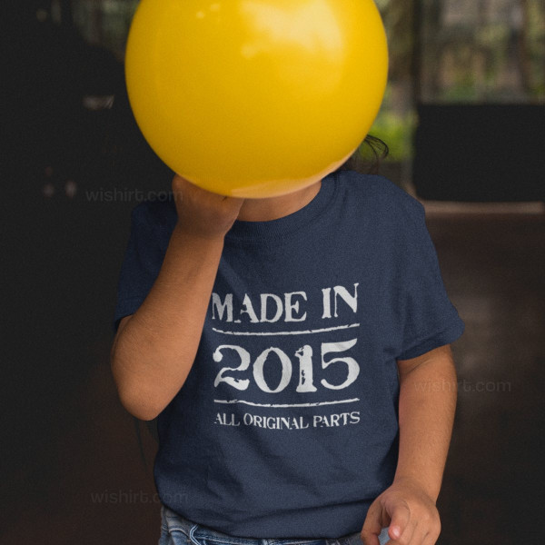 Made in All Original Parts Kid’s T-shirt - Custom Year