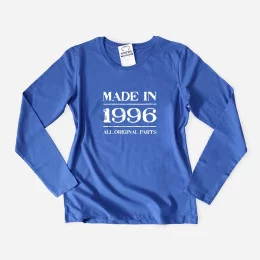 T-shirt Manga Comprida Made in All Original Parts Mulher