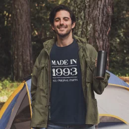 Made in Original Parts Men's Long Sleeve T-shirt Custom Year