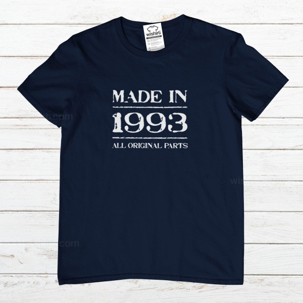 Made in All Original Parts Plus Size T-shirt - Custom Year