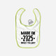 Made in Built to Last Bib - Customizable Year Made in Built to Last Bib - Customizable Year