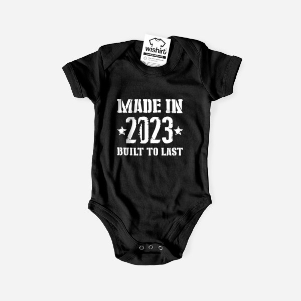 Made in Built to Last Babygrow - Customizable Year