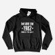 Sweatshirt com Capuz Made in Built to Last Ano Personalizado