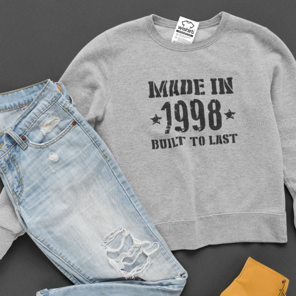 Made in Built to Last Sweatshirt - Customizable Year