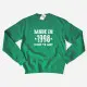 Sweatshirt Tamanho Grande Made in Built to Last Ano Editável