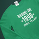 Made in Built to Last Large Size Sweatshirt - Custom Year