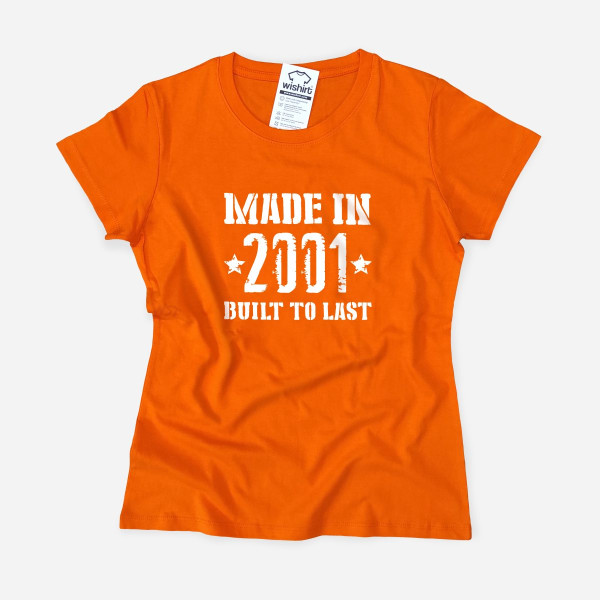 Made in Built to Last Women's T-shirt - Customizable Year