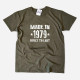 Made in Built to Last Men's T-shirt - Customizable Year