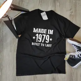 Made in Built to Last Large Size T-shirt - Customizable Year
