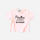 T-shirt Princesses are born in Mês Personalizável Bebé