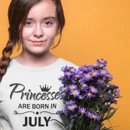 Princesses are born in Kid's Long Sleeve T-shirt