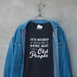Same Age as Old People Large Size Long Sleeve T-shirt