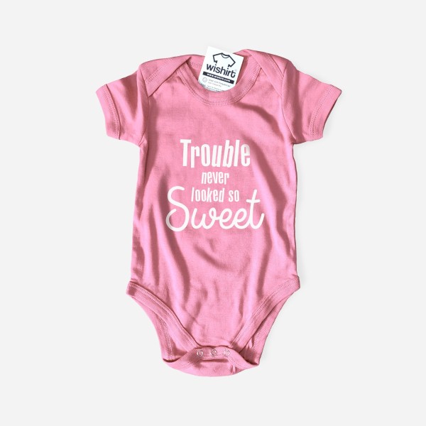 Trouble never looked so Sweet Babygrow