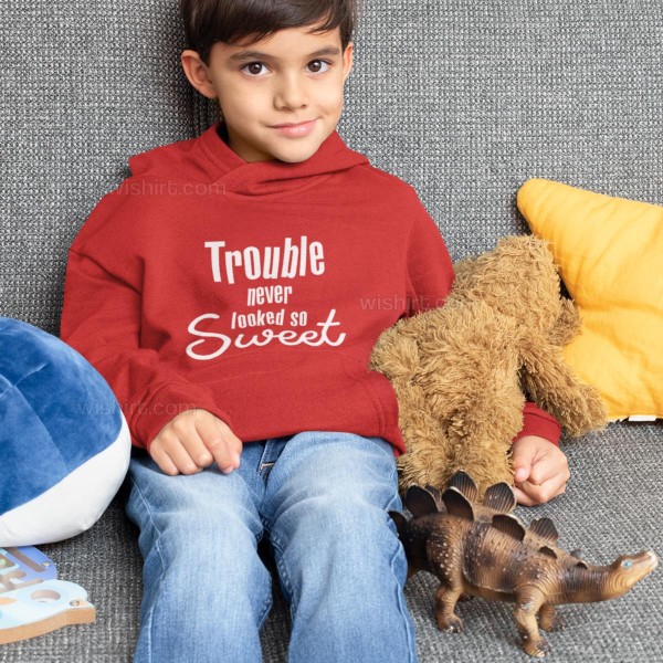 Trouble never looked so Sweet Kid's Hoodie