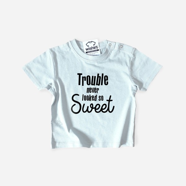 T-shirt Trouble never looked so Sweet para Bebé