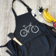 Apron with Bicycle Design for Men