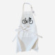 Apron with Bicycle Design for Women