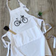 Matching Apron Set for Mother and Children Bicycle