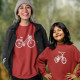 Conjunto Sweatshirts a Combinar para Mãe e Filha Bicicletas